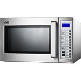 Summit Commercial Microwave Oven - 1000 Watt - Stainless Steel