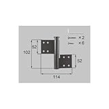 LIXIL メンテナンス部品 リビング建材用部品 ドア 丁番関係 丁番 カラー 左右種類 ブロンズ(下/枠 本体/L)[FNMB099]