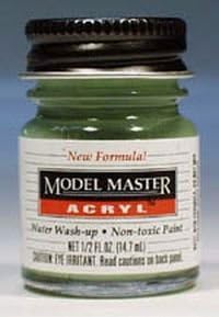 Pale Green Testors Acrylic Plastic Model Paint