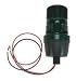 Condor 2ERN9 Strobe Light, Threaded w/ Locknut, Green