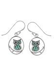 Boma Sterling Silver Turquoise Owl Earrings