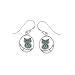 Boma Sterling Silver Turquoise Owl Earrings