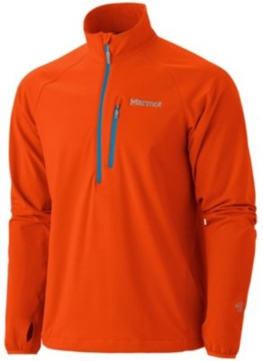 Marmot Herren Softshell Jacke Tempo 1/2 Zip, mars orange, XXL, 80120-9180-7 Preisvergleich