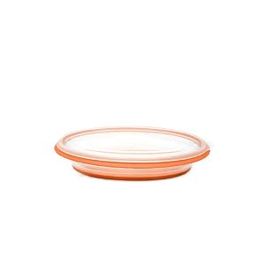 FoldTuk 4 Cup Oval Collapsible Bakeware and Storage Container, Orange by FoldTuk Kitchenware