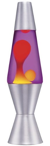 14.5″ Retro Purple & Orange Lamp Light – Novelty