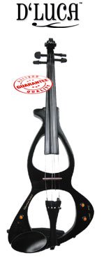 D'Luca Electric Black Viola Full Size VL-VI-BK