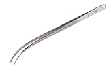IMAGE OF Paderno World Cuisine Cooking Tongs, Stainless Steel, Curved, 11 7/8