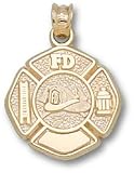 Fire Dept Maltese Cross 5/8 Charm/Pendant -14K/10K, Stainless Steel or Gold Plated