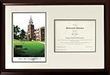 Southern Illinois University at Carbondale Scholar Scholar Mahogany Framed Lithograph w/Diploma Opening