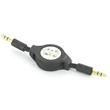 NEEWER Retractable 3.5mm Stereo Audio Extension Cable for IPOD