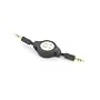 Retractable 3.5mm Stereo Audio Extension Cable for IPOD