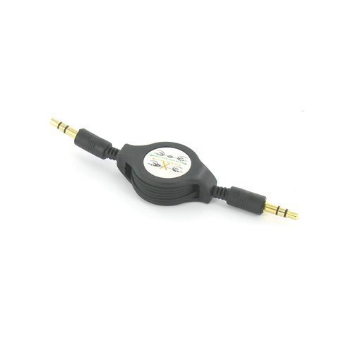 Retractable 3.5mm Stereo Audio Extension Cable for IPOD