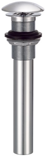 Danze D495082 1-1/2-Inch Drain without Overflow with Cover and Grid Strainer, Chrome