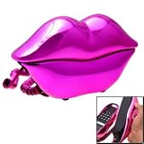 Amaranth Glossy Sexy Lips Kiss Corded Telephone Phone