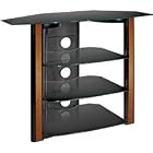 Bell'O AVSC2122 Flat Panel Audio Video System with Real Wood Trim (Black) by Bell'O