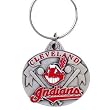 Cleveland Indians Oval Pewter Keychain