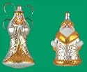 Angel and Santa Assortment 6 1/2" Ornament - set of 4