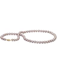 AAA Quality, 6.5-7.0 mm Lavender Freshwater Pearl Necklace