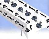 Oakland Raiders Plastic Table Cover Heavy Duty Officially Licensed Team Logo