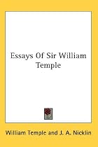 Essays of Sir William Temple