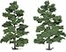 Woodland Scenics Medium Green Ready Made Trees 8