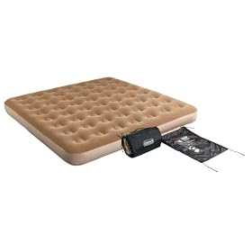 Coleman King-Sized Quickbed with 4D Pump and Wrap 'N' Roll Storage