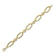 14K Yellow Gold Fancy Link Bracelet - 7.25 inches