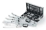Picnic Time 679-00179 Barbecue Tool Set with Carrying Case 19-pc.