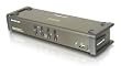 IOGEAR 4-Port Dual View KVM Switch with Audio and Cables GCS1744