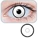 GEO SF-16 White-out With Black Outline Zombie Animation Soft Contact Lens (x1 PAIR)_s-1