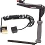 Stroboframe Quick Flip 350 - 35mm Flash Bracket with Adorama Off-Camera eTTL2 3' Coiled Flash Cord for Canon EOS