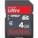 SanDisk Ultra II SDHC 4GB SD Memory Card (SDSDRH-004G-A11, US Retail Package)