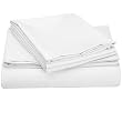 Full / Queen Size - White - 3-pc Silky Soft Duvet Cover 1500 series - Includes 2 Pillow Shams