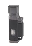 UPC 894236010465 product image for Vertigo Churchill Quad Torch Lighter - Black Matte & Gunmetal | upcitemdb.com