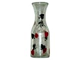ArtisanStreet's Playing Cards Design Wine Carafe. Hand Painted. Signed.