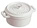 Read Staub Mini .25 Quart Round Cocotte, White Details Staub Mini .25 Quart Round Cocotte, White