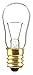 LumaPro 4RZT4 Lamp, Incandescent, 6S6/BB, 6W, 32V