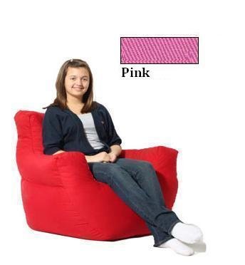 Comfort Research Twill Beanbag Club Chair, Pink Comfort Research Twill Beanbag Club Chair, Pink