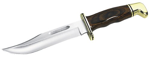 Buck Special, 420 HC-Stahl, Cocobolo-Holzgriff, Messingbeschl&Atilde;&curren;ge, Lederscheide