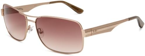 Converse Heritage Men's Forum Rectangle Sunglasses,Gold Frame/Burgundy Gradient Lens,One Size