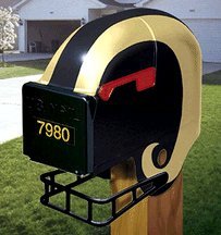 Colorado State Rams Helmet Style Mailbox