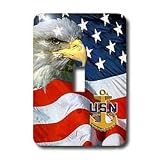 US Navy - Navy Chief Petty Office - Light Switch Covers - single toggle switch