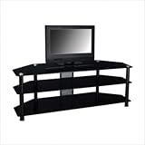 RTA Home and Office Black Tempered Glass 60