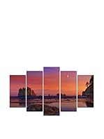 Wall Decor Fotocuadro 5 Piezas Pirámide Followmountain