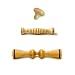 Wood Trio: 3 Natural Wood Self Massage Tools