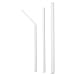 Boardwalk 381 White Wrapped Jumbo Flex Straw, 7.625" Length (24 Packs of 400)