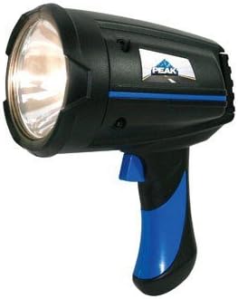 Peak Rechargeable Spotlight Rechargeable 2.3 Ah, 6 V 3-1/2 In. Dia