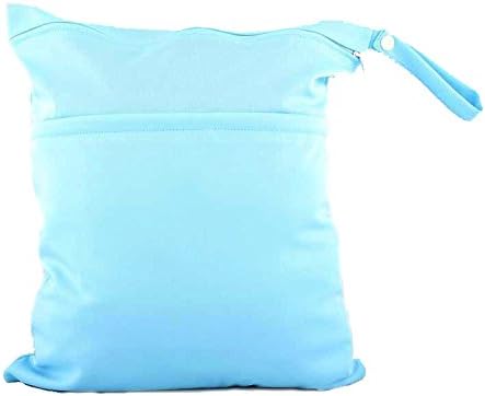 HAQILA DS01 Baby Waterproof Washable Diaper Bags W11.02xH14.17IN Sky Blue