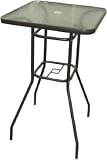 BRZ STL SQ Bar Table