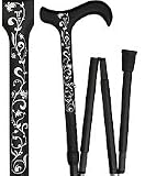 Lily of the Valley Carbon Fiber Folding Adjustable Cane